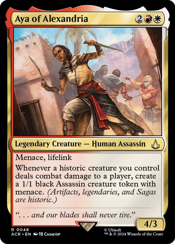 Aya of Alexandria (ACR-048) - Assassin's Creed Foil