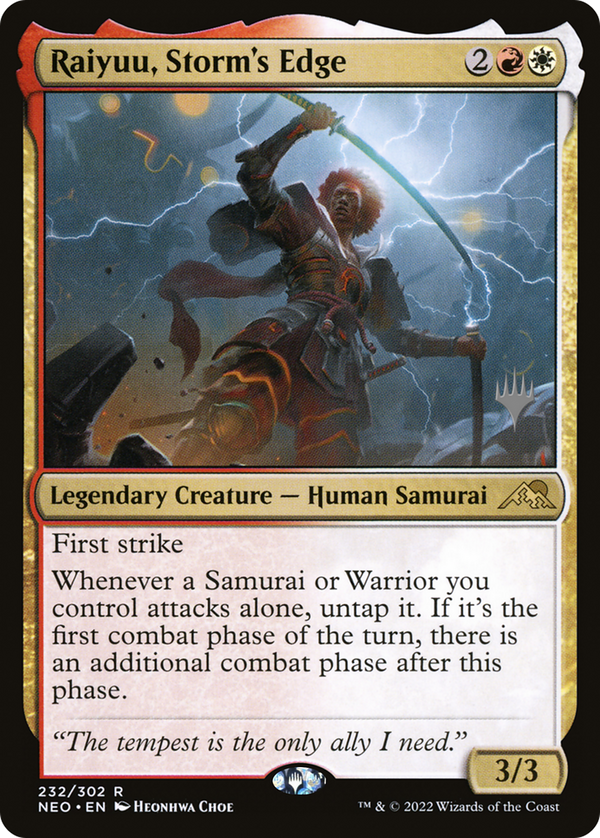 Raiyuu, Storm's Edge (PPNEO-232) - Kamigawa: Neon Dynasty Promos Foil