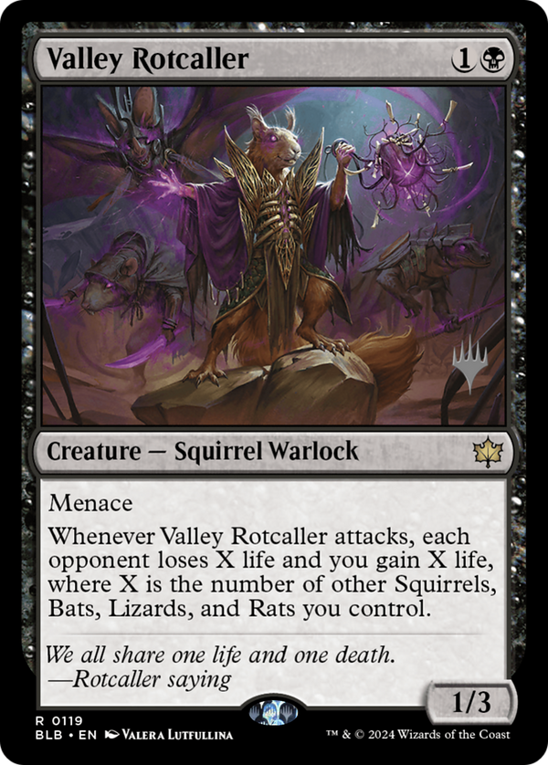 Valley Rotcaller (PPBLB-119) - Bloomburrow Promos