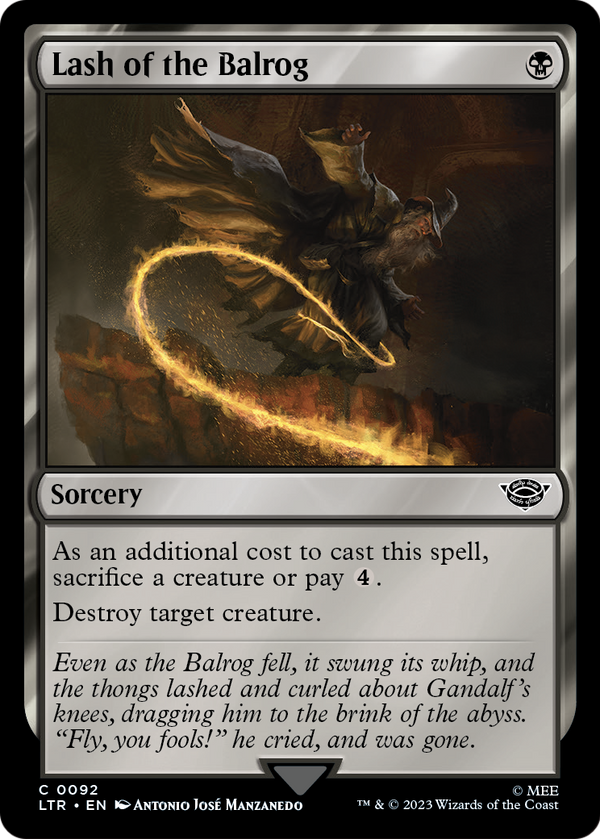 Lash of the Balrog (LTR-092) - The Lord of the Rings: Tales of Middle-earth