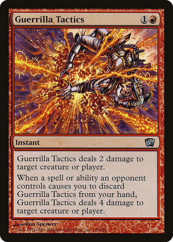 Guerrilla Tactics (8ED-192) - 8th Edition Foil