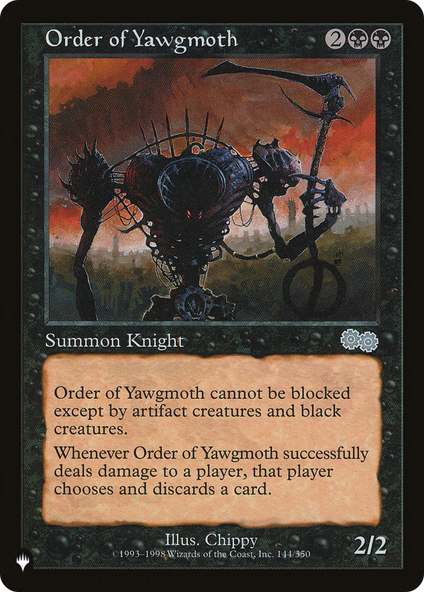 Order of Yawgmoth (LIST-USG-144) - The List