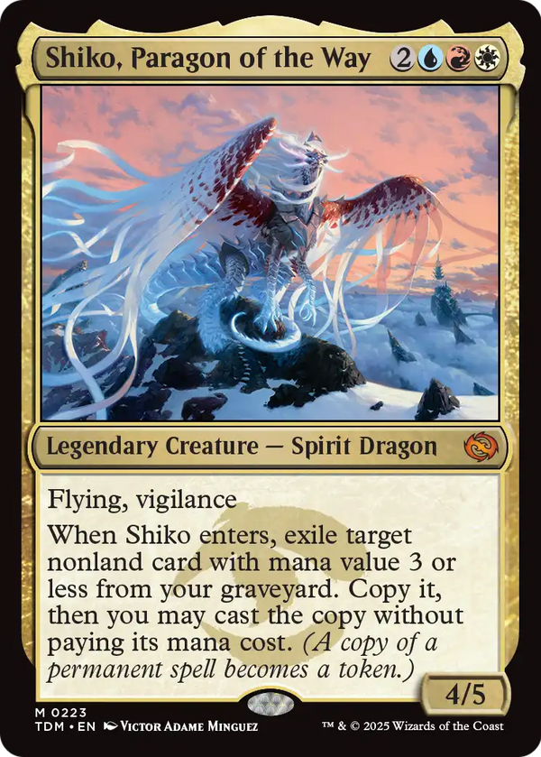 Shiko, Paragon of the Way (TDM-223) - Tarkir: Dragonstorm