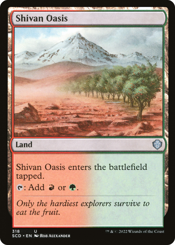 Shivan Oasis (SCD-318) - Starter Commander Decks
