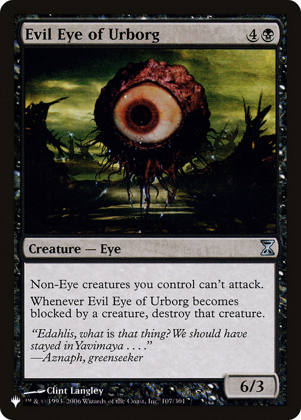Evil Eye of Urborg (LIST-TSP-107) - The List