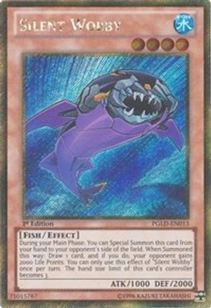 Silent Wobby (PGLD-EN013) - Premium Gold 1st Edition