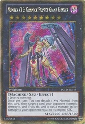 Number C15: Gimmick Puppet Giant Hunter (PGLD-EN019) - Premium Gold 1st Edition