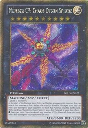 Number C9: Chaos Dyson Sphere (PGLD-EN022) - Premium Gold Unlimited