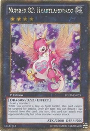Number 82: Heartlandraco (PGLD-EN025) - Premium Gold 1st Edition