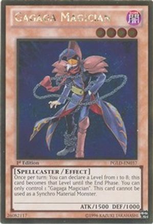 Gagaga Magician (PGLD-EN037) - Premium Gold 1st Edition