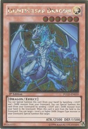 Lightpulsar Dragon (PGLD-EN039) - Premium Gold Unlimited