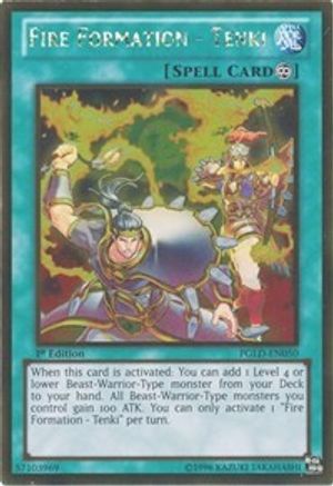 Fire Formation - Tenki (PGLD-EN050) - Premium Gold Unlimited
