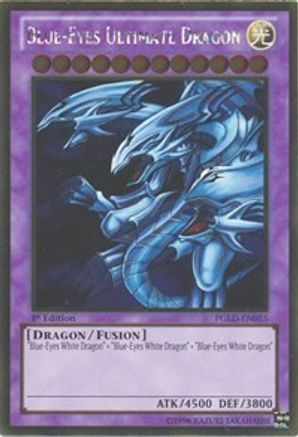 Blue-Eyes Ultimate Dragon (PGLD-EN055) - Premium Gold Unlimited