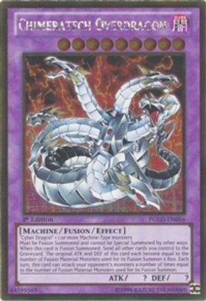 Chimeratech Overdragon (PGLD-EN056) - Premium Gold 1st Edition