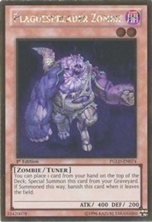 Plaguespreader Zombie (PGLD-EN074) - Premium Gold Unlimited