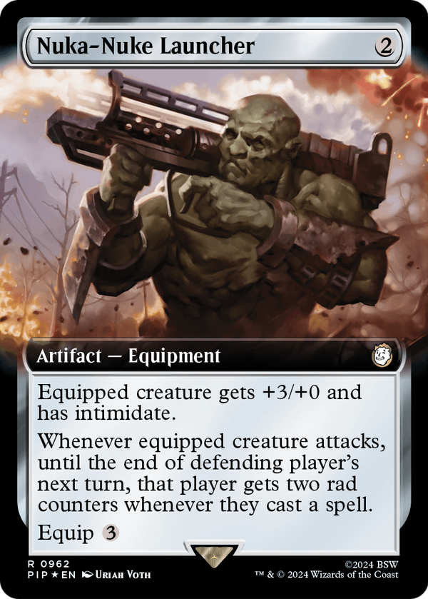 Nuka-Nuke Launcher (Extended Art) (Surge Foil) (PIP-962) - Fallout: (Extended Art) Foil