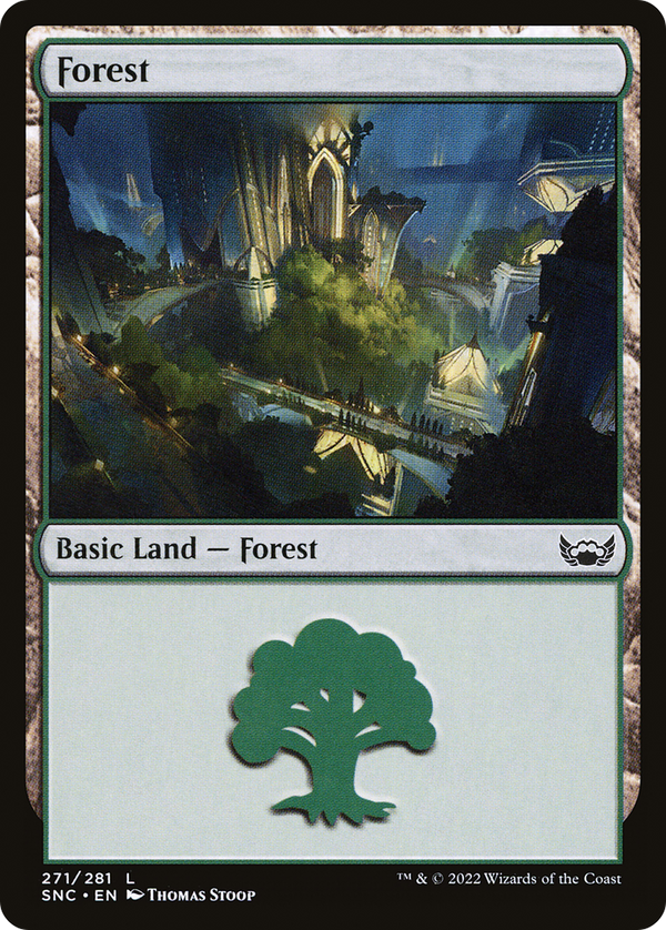 Forest (271) (SNC-271) - Streets of New Capenna Foil