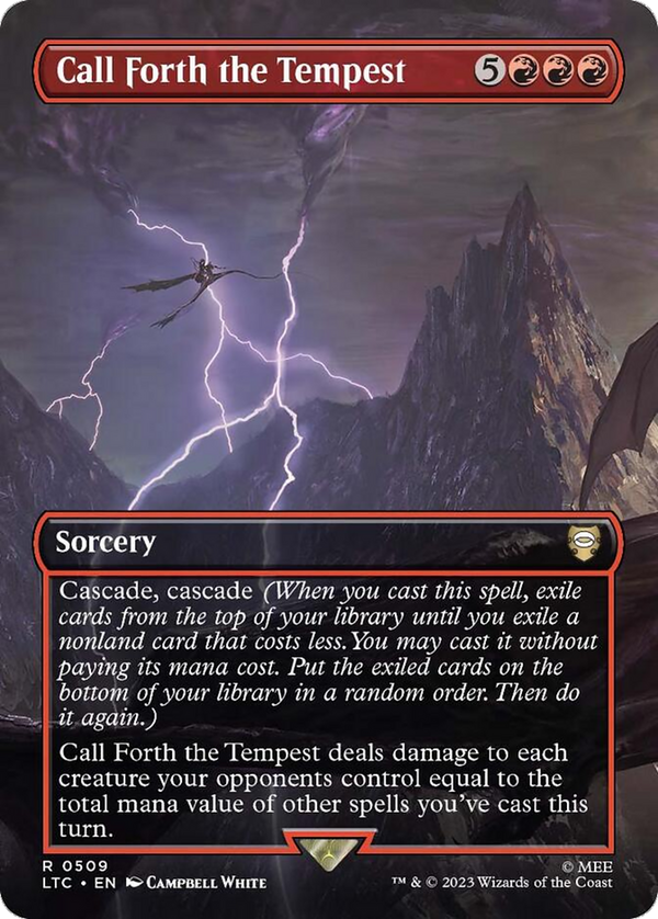 Call Forth the Tempest (Borderless) (LTC-509) - Tales of Middle-earth Commander Foil