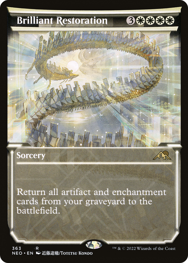 Brilliant Restoration (Showcase) (NEO-363) - Kamigawa: Neon Dynasty: (Showcase)