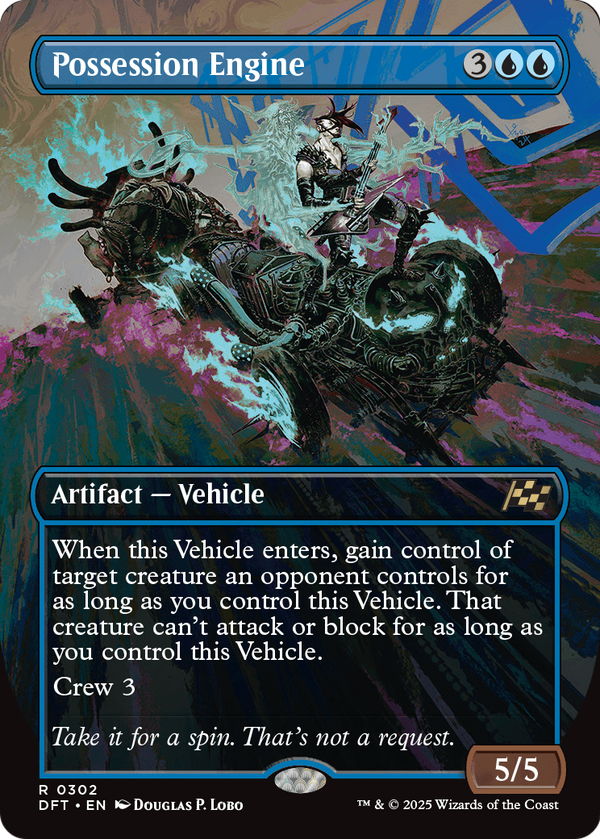 Possession Engine (Borderless) (DFT-302) - Aetherdrift Foil