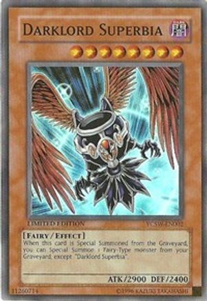 Darklord Superbia (YCSW-EN002) - Yu-Gi-Oh! Championship Series Prize Cards Limited
