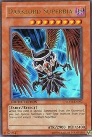 Darklord Superbia (YCSW-EN002) - Yu-Gi-Oh! Championship Series Prize Cards Limited