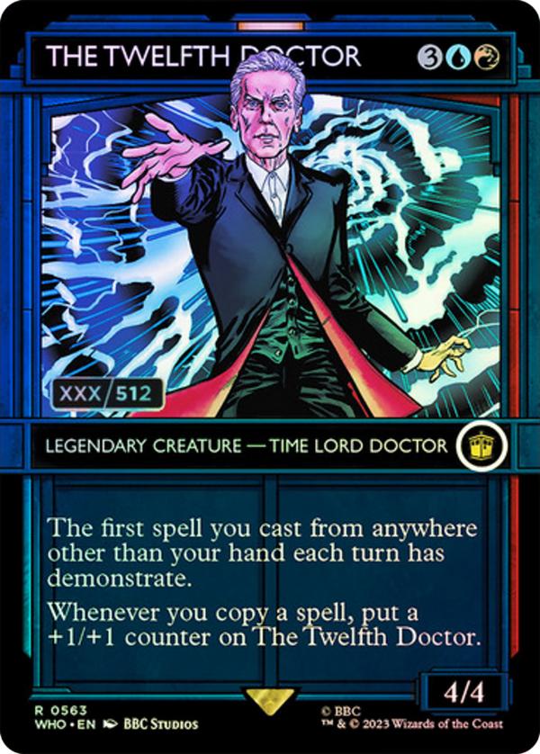 The Twelfth Doctor (Serial Numbered) (WHO-563) - Doctor Who: (Showcase) (Borderless) Foil