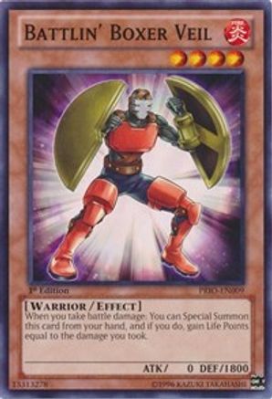 Battlin' Boxer Veil (PRIO-EN009) - Primal Origin 1st Edition