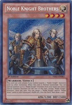 Noble Knight Brothers (PRIO-EN081) - Primal Origin 1st Edition
