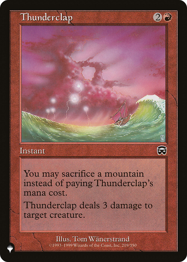 Thunderclap (LIST-MMQ-219) - The List