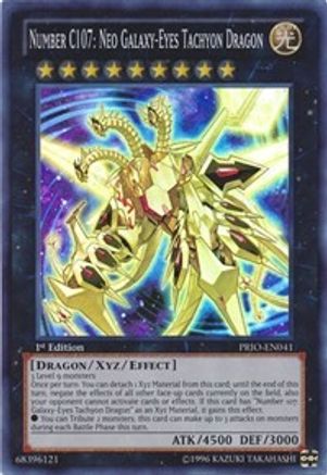 Number C107: Neo Galaxy-Eyes Tachyon Dragon (PRIO-EN041) - Primal Origin Unlimited