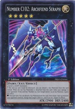 Number C102: Archfiend Seraph (PRIO-EN044) - Primal Origin 1st Edition
