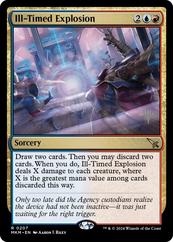 Ill-Timed Explosion (PPMKM-207) - Murders at Karlov Manor Promos Foil