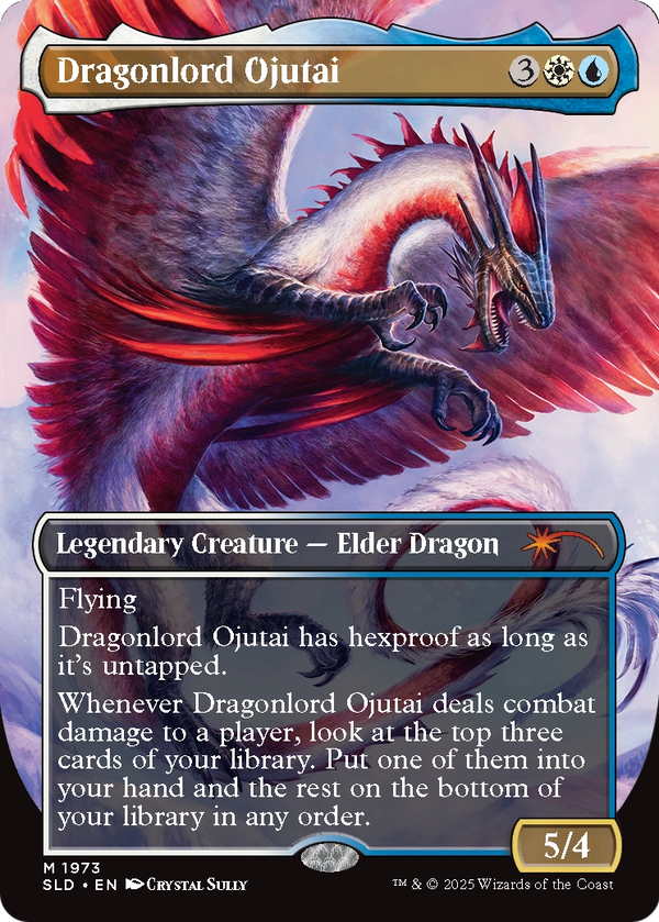 Dragonlord Ojutai // Dragonlord Ojutai (SLD-1973) - Secret Lair Drop (Borderless)