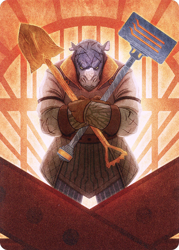 Mr. Orfeo, the Boulder // Mr. Orfeo, the Boulder (ASNC-070) - New Capenna Art Series (Borderless) Foil