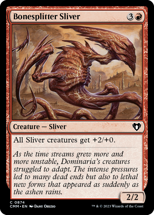 Bonesplitter Sliver (CMM-874) - Commander Masters