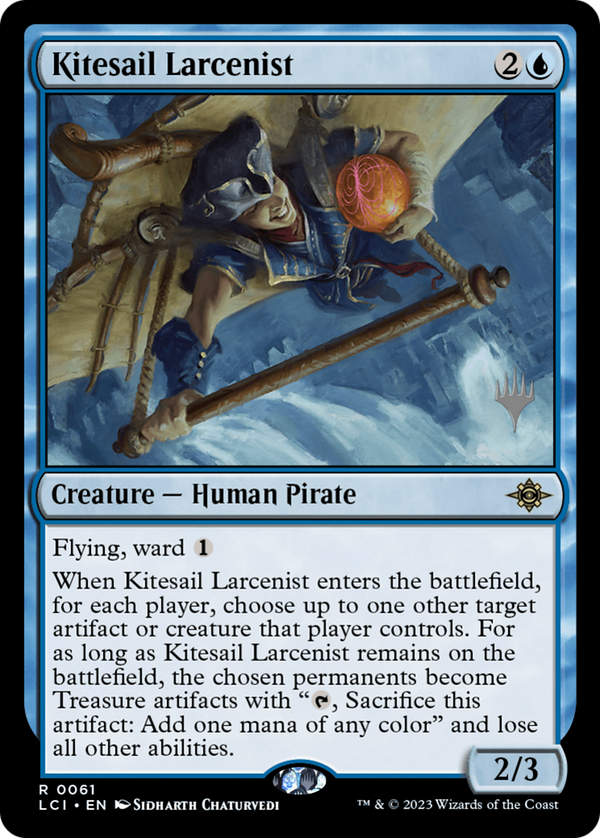 Kitesail Larcenist (PPLCI-061) - The Lost Caverns of Ixalan Promos Foil