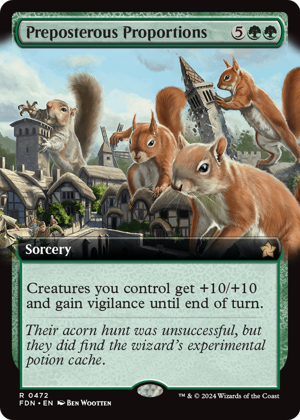 Preposterous Proportions (Extended Art) (FDN-472) - Foundations: (Extended Art) Foil