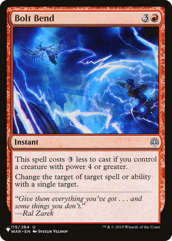 Bolt Bend (LIST-WAR-115) - The List
