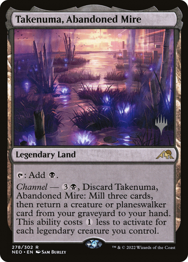 Takenuma, Abandoned Mire (PPNEO-278) - Kamigawa: Neon Dynasty Promos