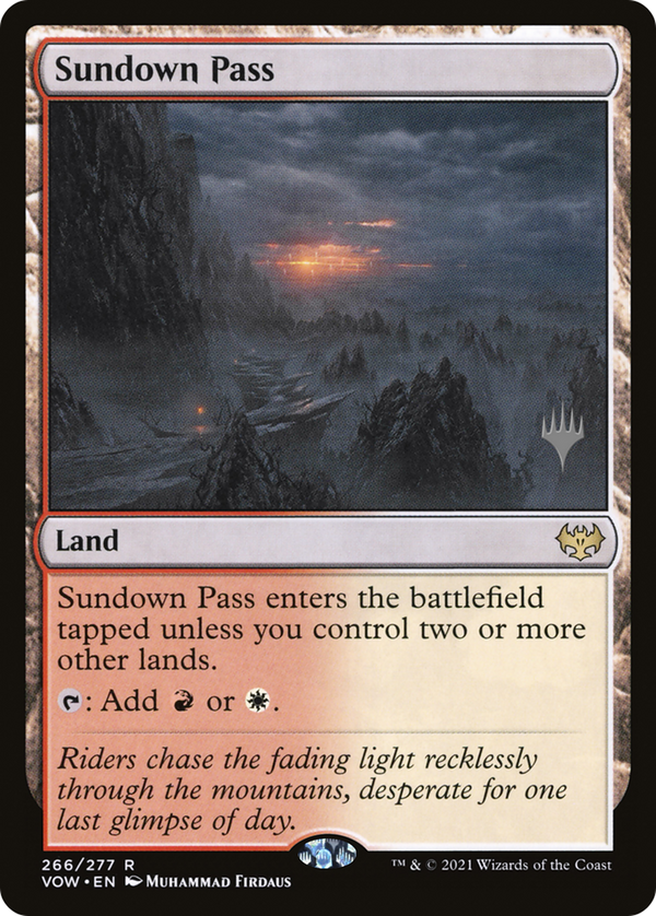 Sundown Pass (PPDMU-266) - Innistrad: Crimson Vow Promos