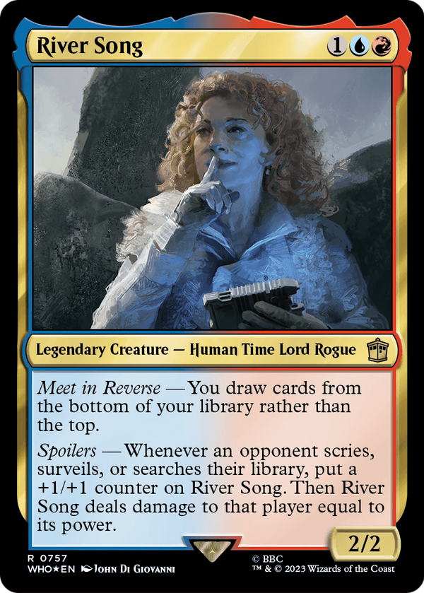 River Song (Surge Foil) (WHO-757) - Doctor Who Foil