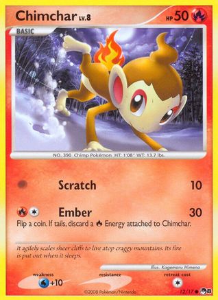 Chimchar 012  POP Series 8 - Common