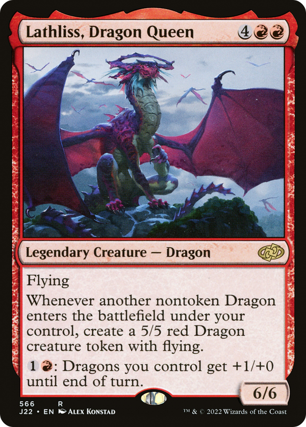 Lathliss, Dragon Queen (J22-566) - Jumpstart 2022