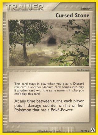 Cursed Stone 072/92  Legend Maker - Uncommon