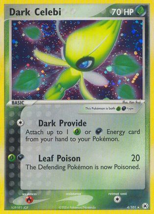 Dark Celebi 004  - Holofoil Hidden Legends - Holo Rare (94377236)