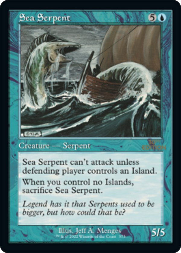 Sea Serpent (Retro Frame) (30A-373) - 30th Anniversary Edition