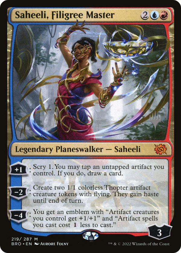 Saheeli, Filigree Master (PPBRO-219) - The Brothers' War Promos