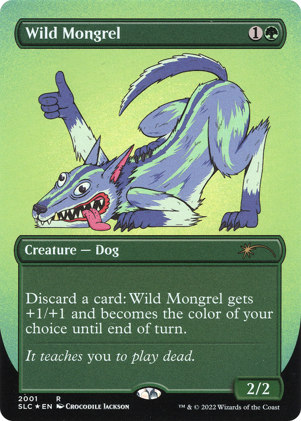 Wild Mongrel (SLC-2001) - Secret Lair Countdown Kit (Borderless)