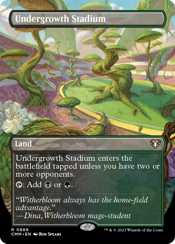 Undergrowth Stadium (Borderless) (CMM-666) - Commander Masters